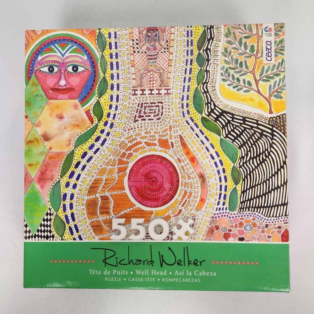 Ceaco‎ 550 pc Jigsaw Puzzle "Well Head" by Richard Welker 20"x20"